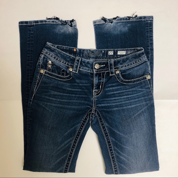 🛍Miss Me Signature Rise Boot Size 27 Jeans - Picture 1 of 5